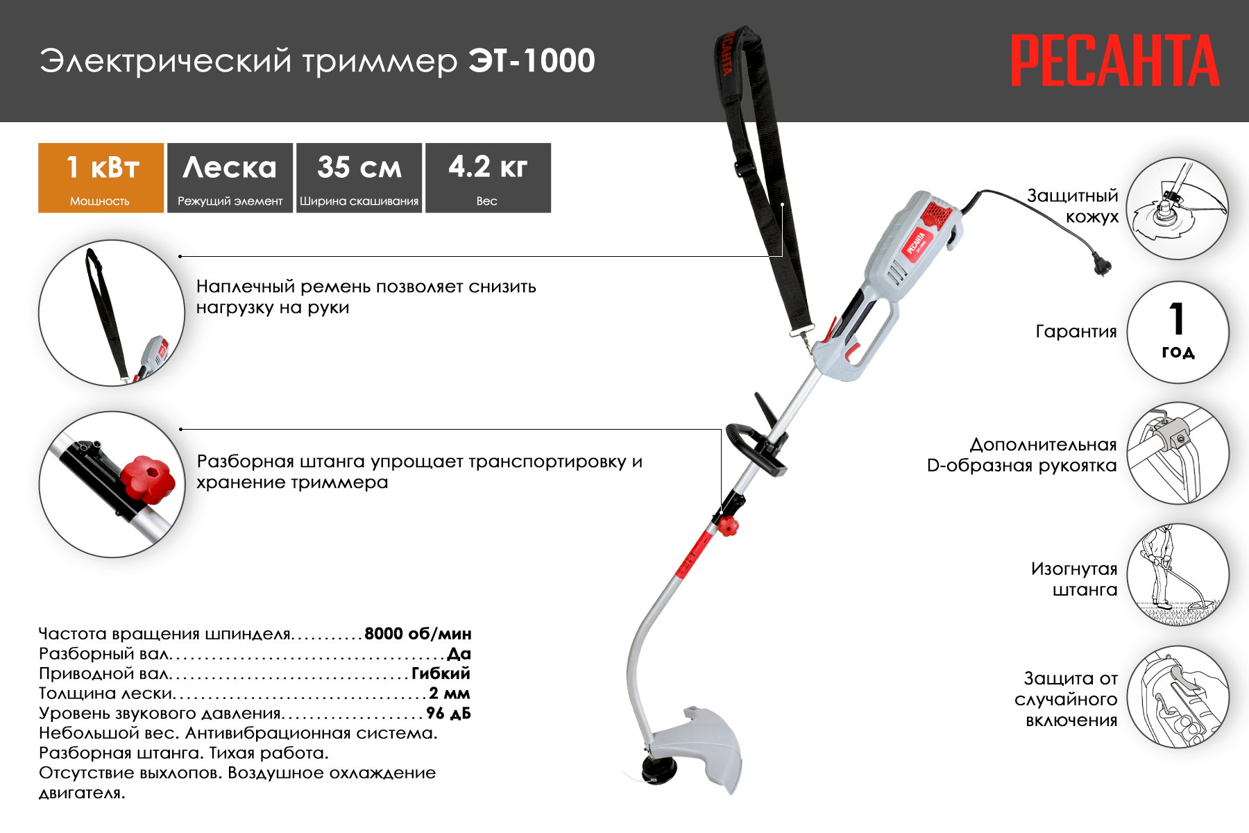 Ресанта ЭТ-1000 70/1/20